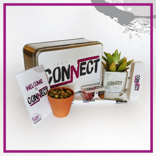 This is our TACT Connect welcome box