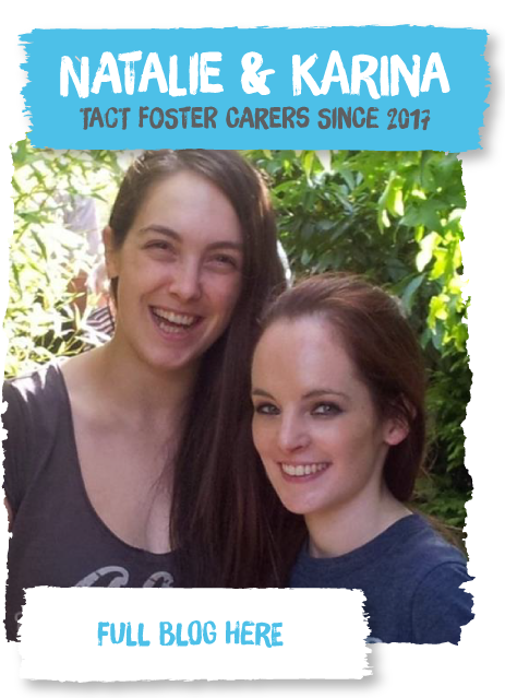 This is Natalie and Karina, who have been undertaking parent and child fostering since 2017