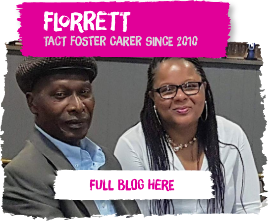 This is Florrett, who has been long term fostering since 2010