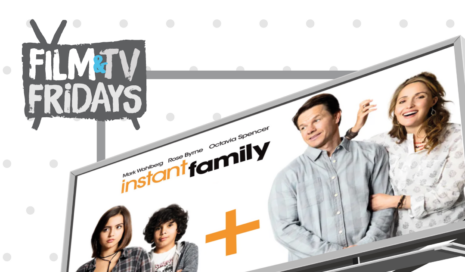 The billboard ad for Instant Family
