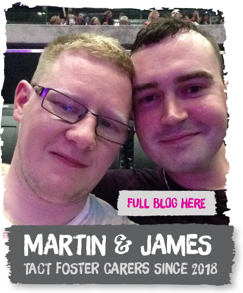 This is Martin and James - who have been LGBT fostering since 2018