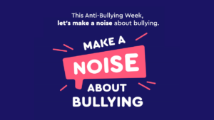 The official Make A Noise About Bullying logo, for Anti-Bullying Week