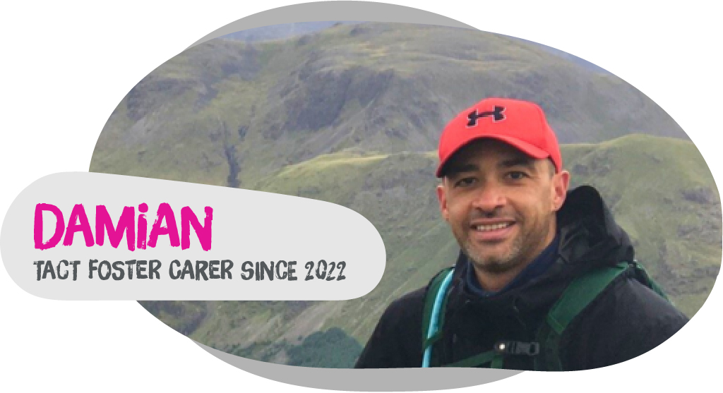 Damian has been a TACT foster carer since 2022. He provided an inspiring fostering moment for Foster Care Fortnight.